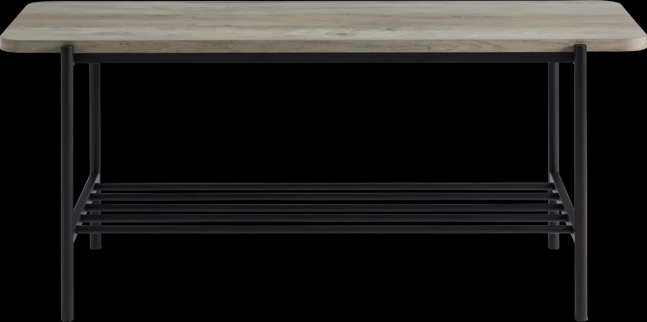 Lockrow Gray Accent Bench - Thumbnail - Image 2