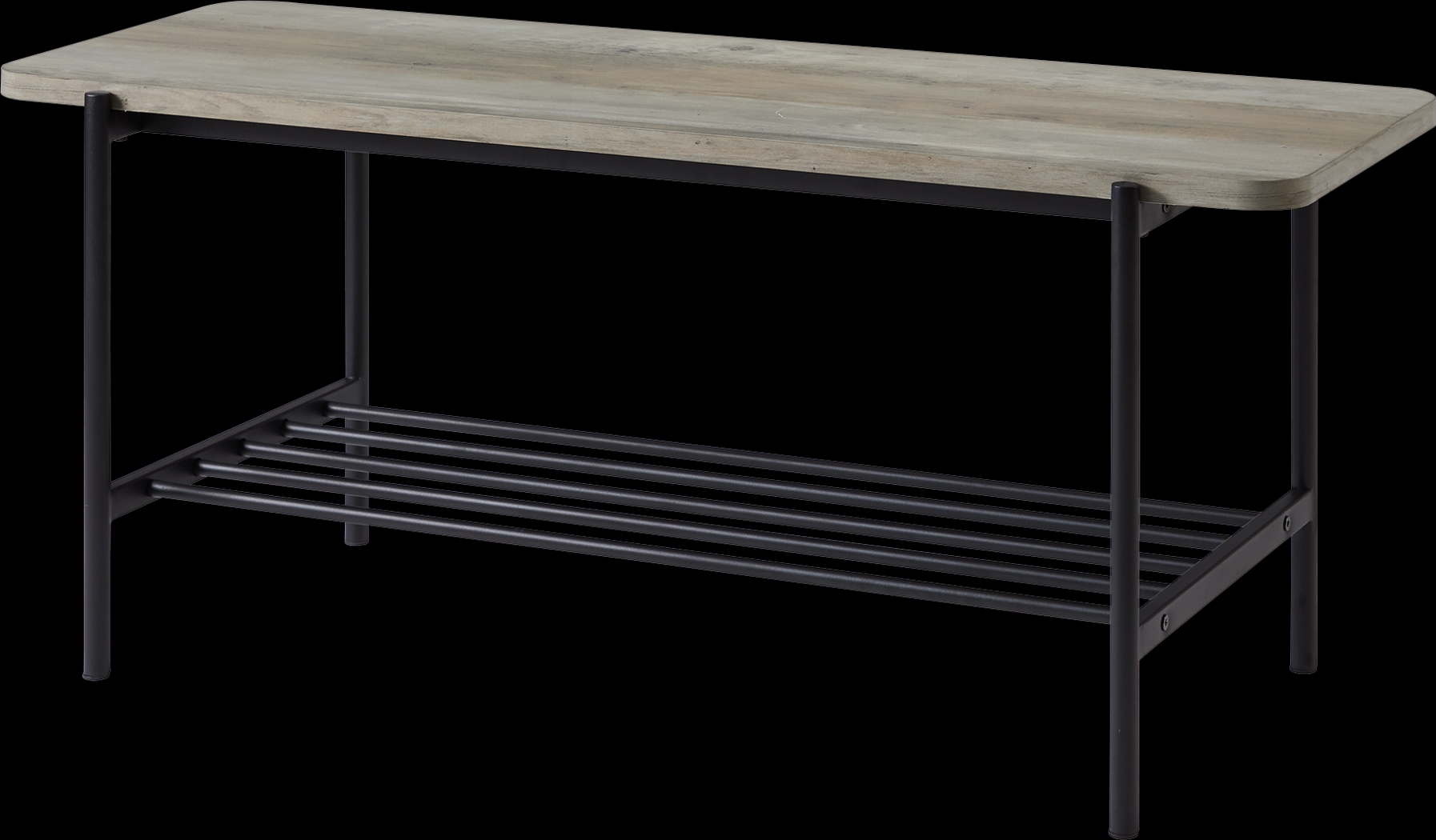 Lockrow Gray Accent Bench - Thumbnail - Image 1