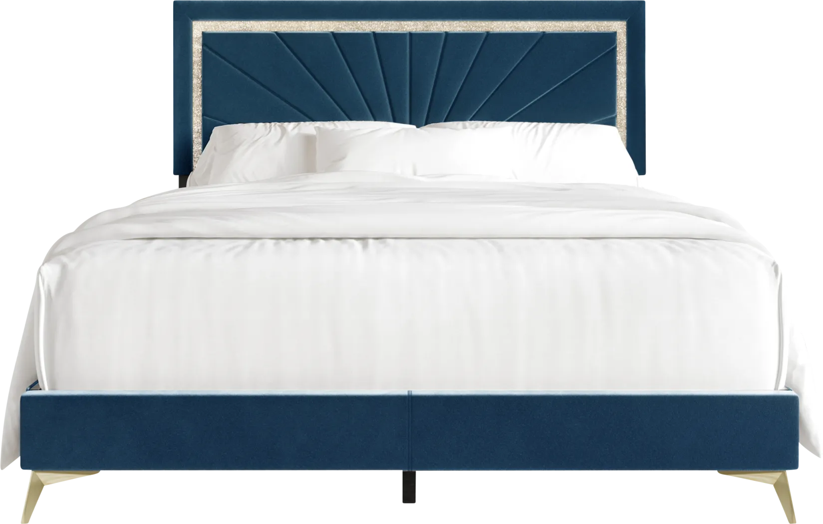 Locust Navy Blue Full Bed - Thumbnail - Image 3