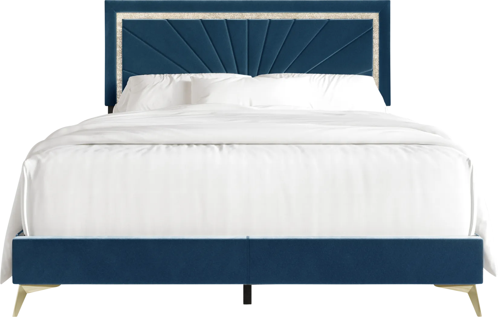 Locust Navy Blue Twin Bed - Thumbnail - Image 3