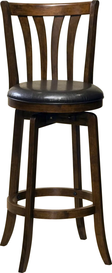 Loddon Cherry Swivel Counter Height Stool - Thumbnail - Image 1