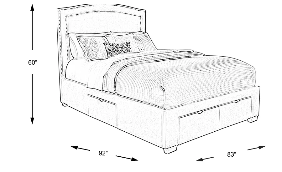 Dimension Image. Please refer to the Dimension Tab on this page for dimension details.