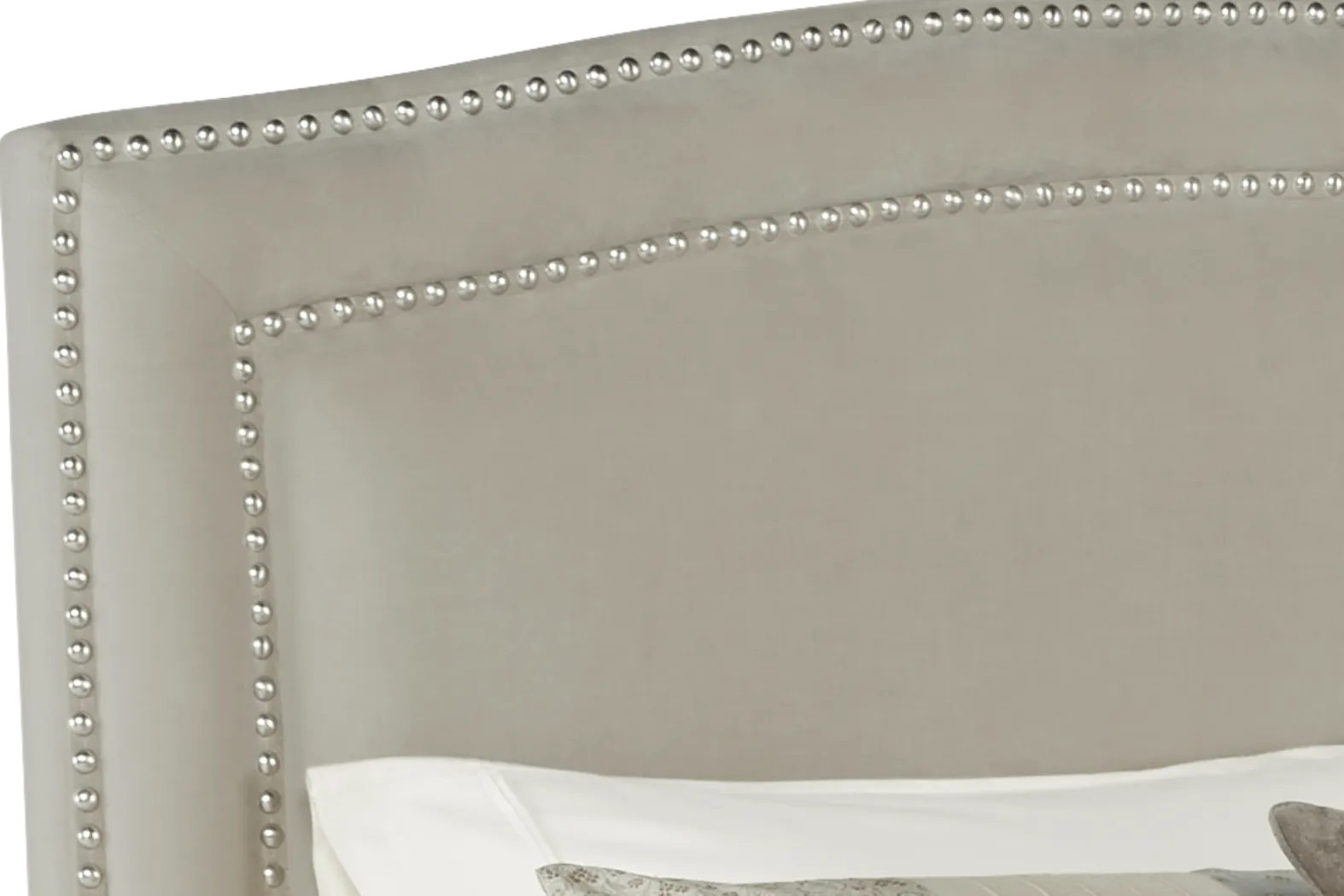 Loden Beige 3 Pc Queen Upholstered Bed with 2 Drawer Storage - Thumbnail - Image 2