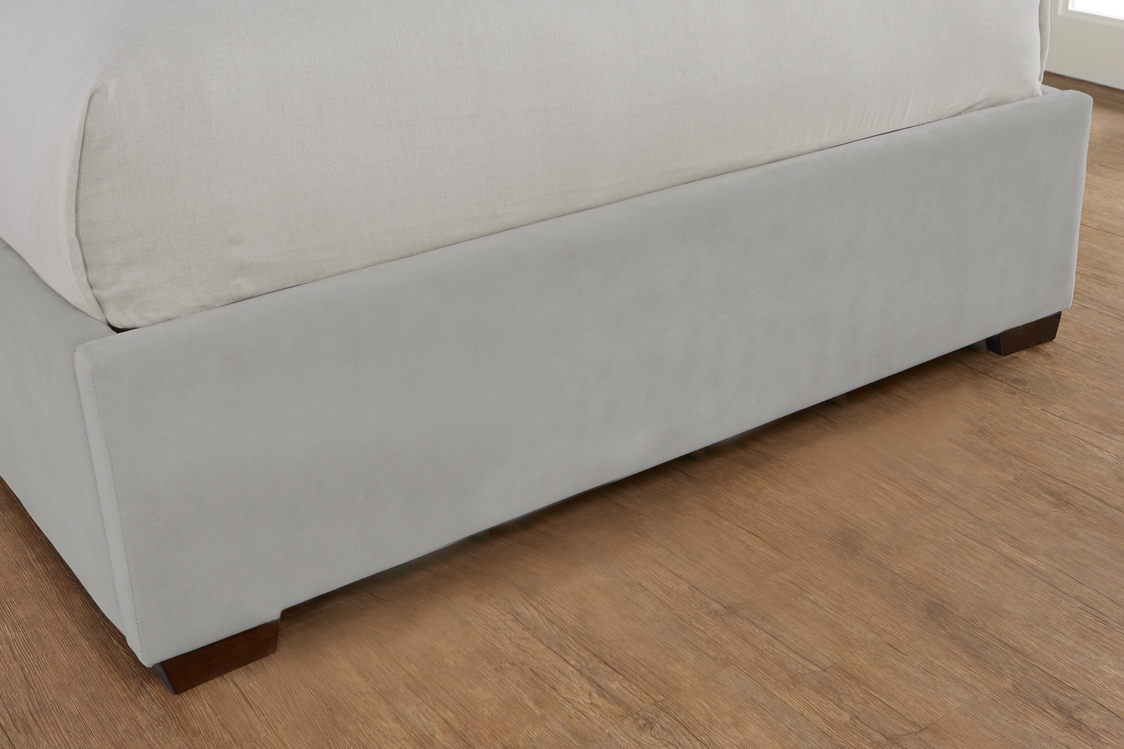 Loden Gray 3 Pc King Upholstered Bed - Thumbnail - Image 2