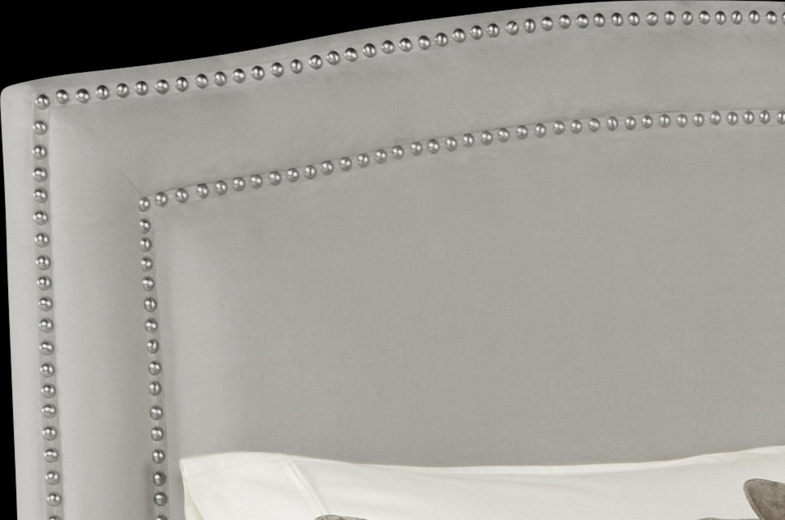 Loden Gray 3 Pc King Upholstered Bed - Thumbnail - Image 3