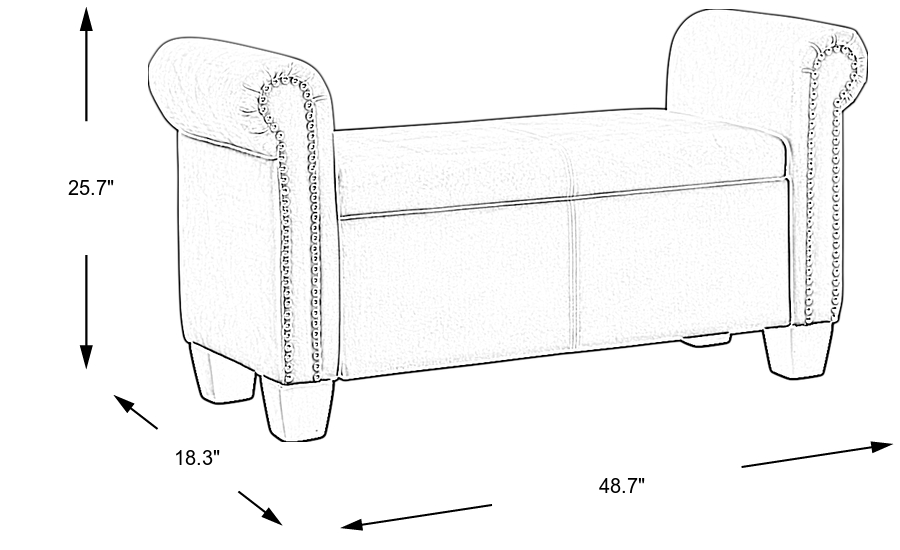 Dimension Image. Please refer to the Dimension Tab on this page for dimension details.