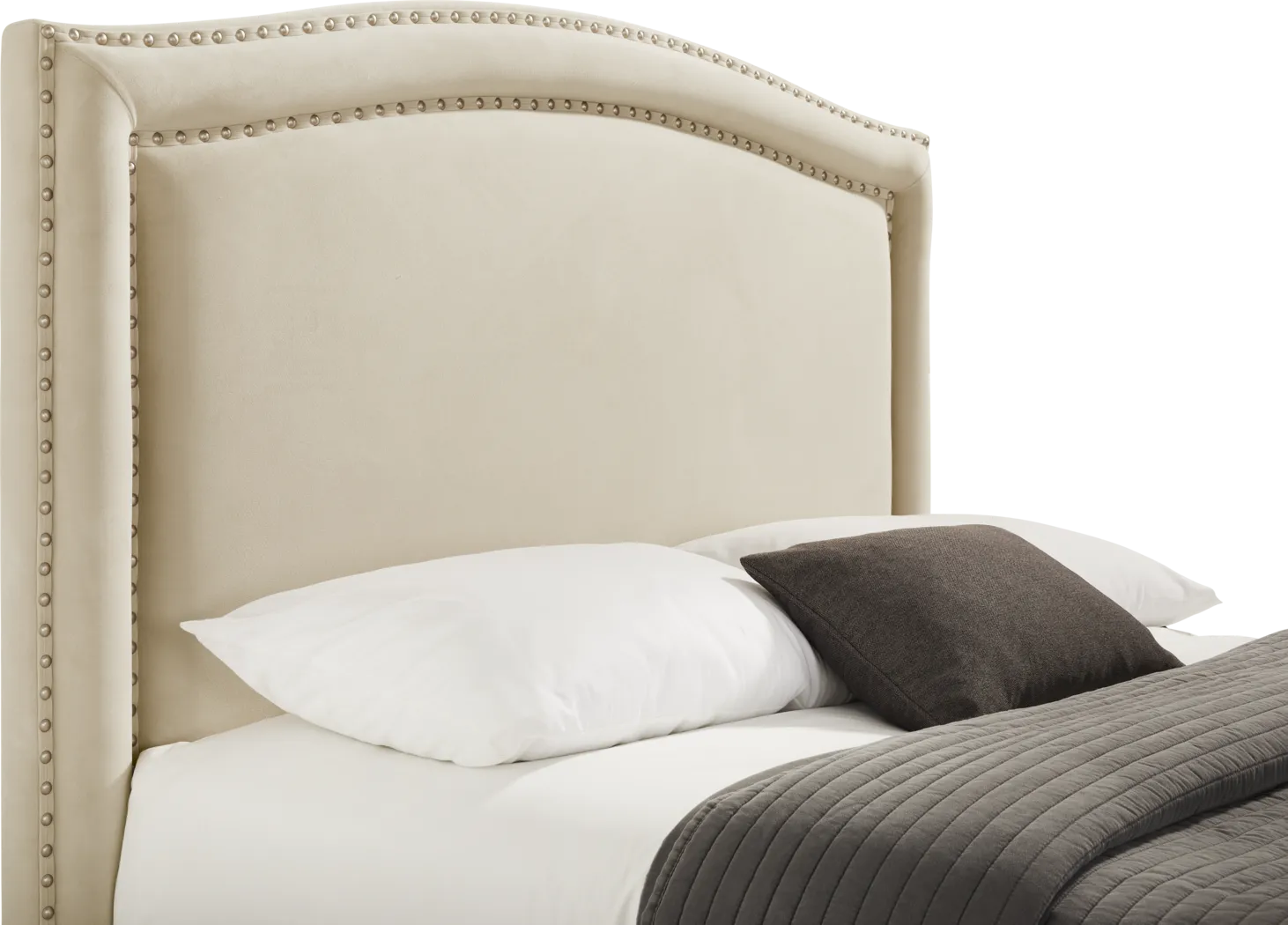 Loden II Cream 3 Pc King Upholstered Storage Bed - Thumbnail - Image 2