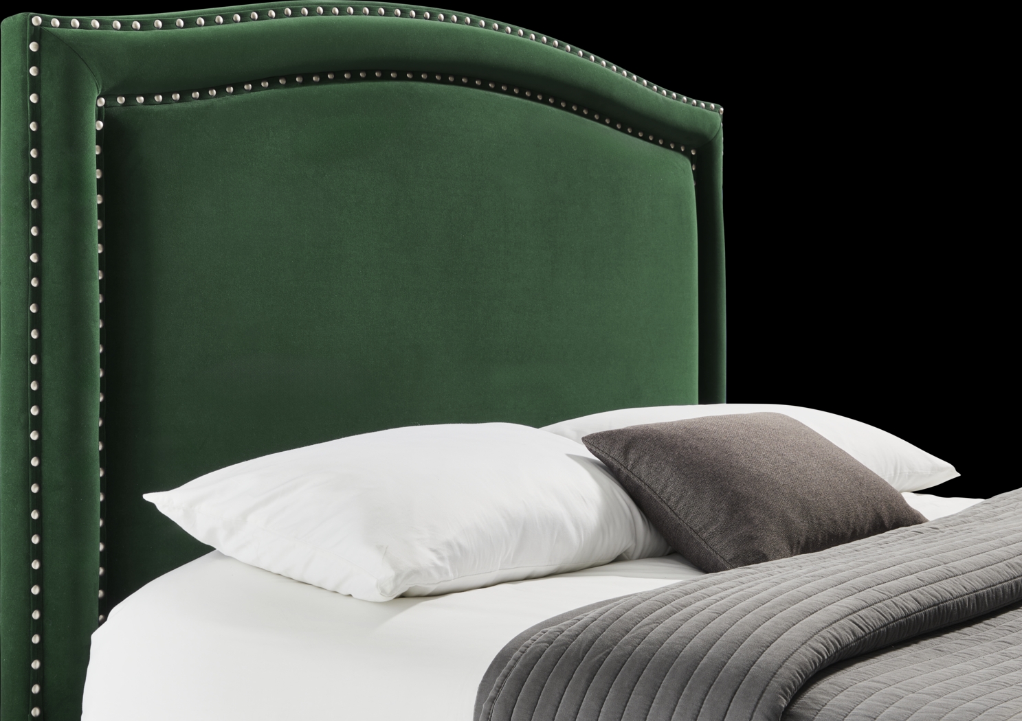 Loden II Green 3 Pc King Upholstered Bed - Thumbnail - Image 2