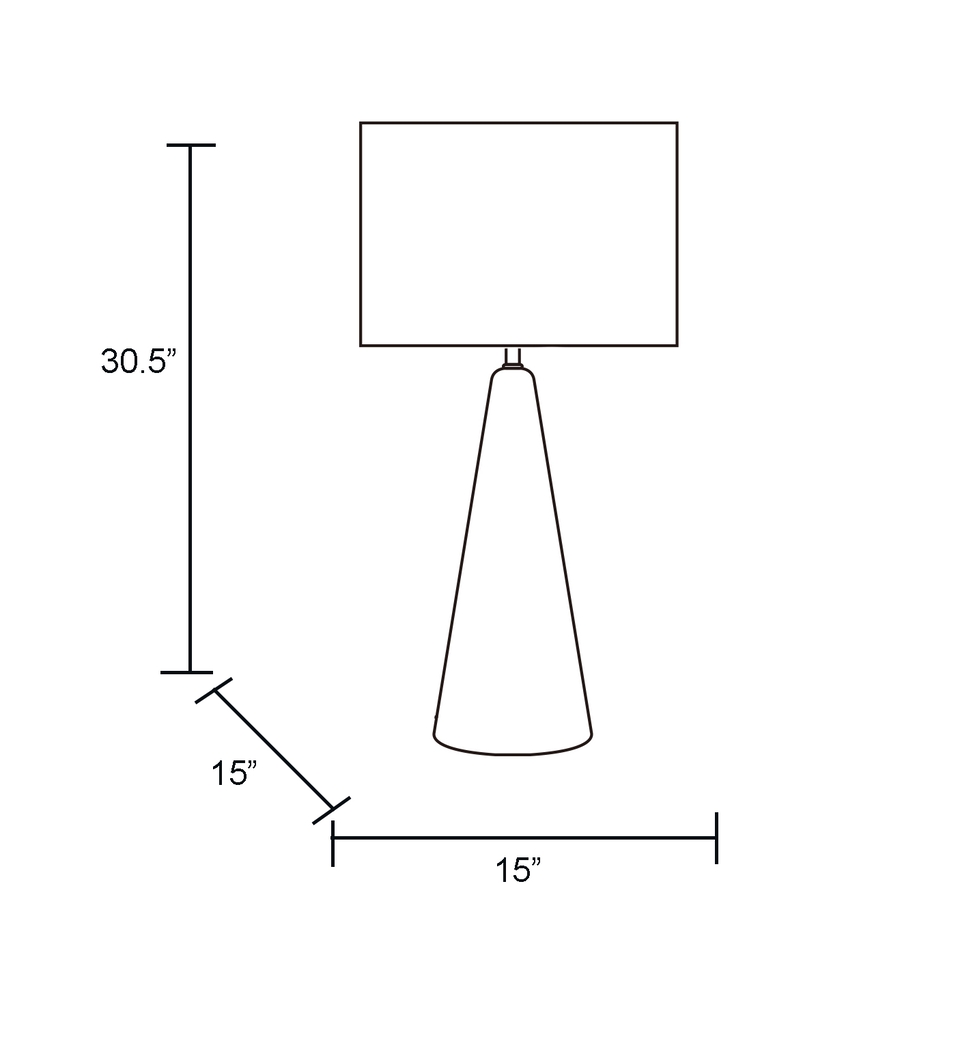 Lodestone Lake Yellow Lamp - Thumbnail - Image 5