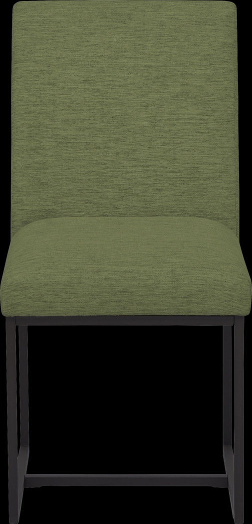 Loft Side Brown 5 Pc Round Dining Room with Avocado Chairs - Thumbnail - Image 5