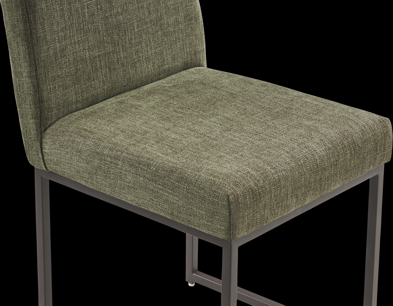 Loft Side Brown 5 Pc Round Dining Room with Avocado Chairs - Thumbnail - Image 7