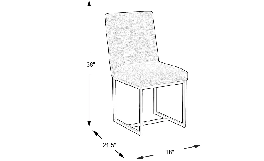 Dimension Image. Please refer to the Dimension Tab on this page for dimension details.