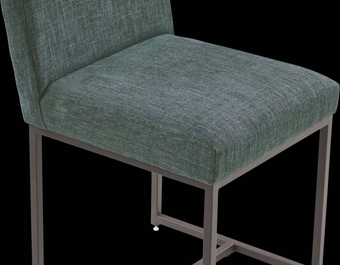 Soraya Street White 5 Pc Dining Room with Loft Side Teal Chairs - Thumbnail - Image 8