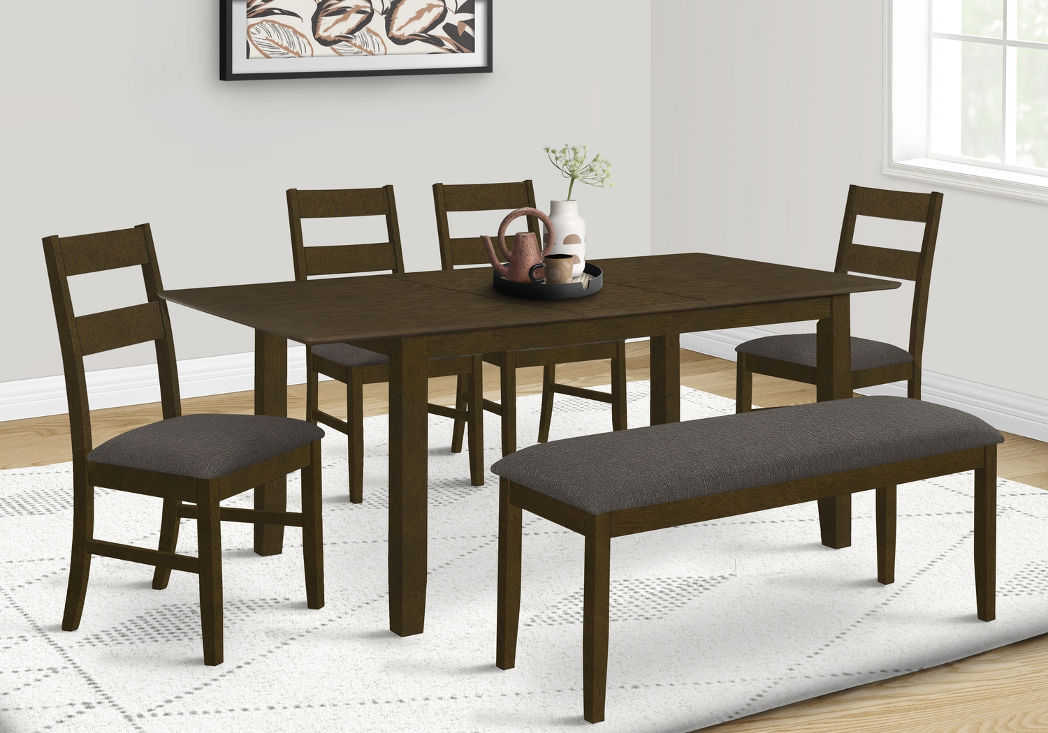 Loftin Walnut Dining Table - Thumbnail - Image 2