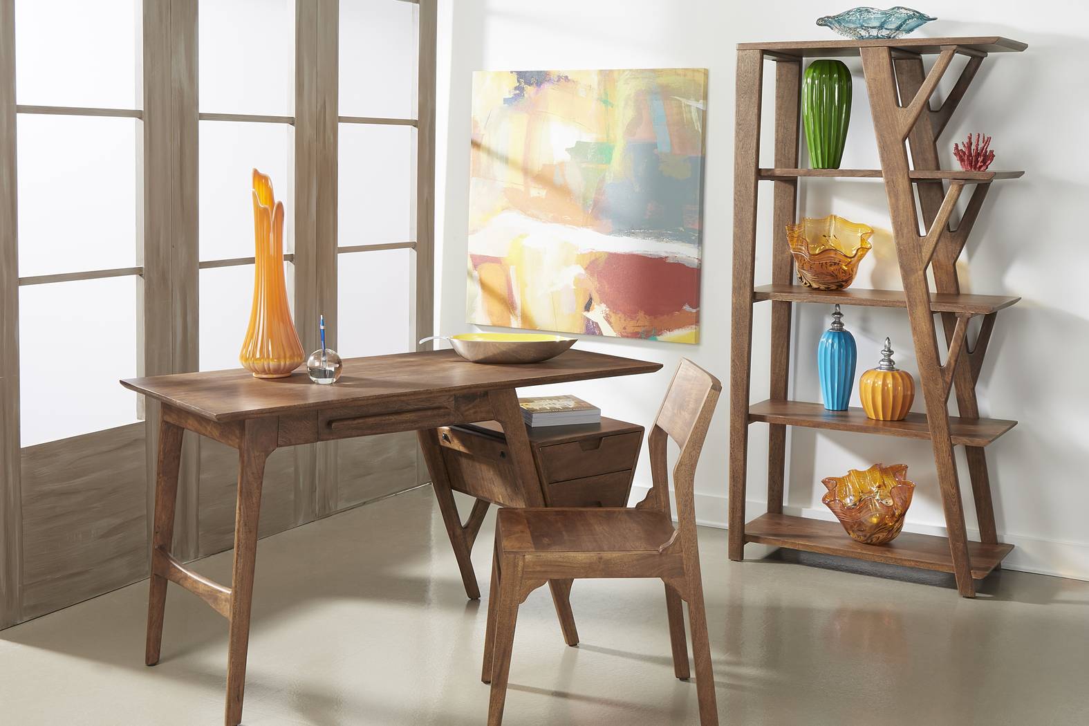 Logan Lodge Natural Etagere - Thumbnail - Image 3