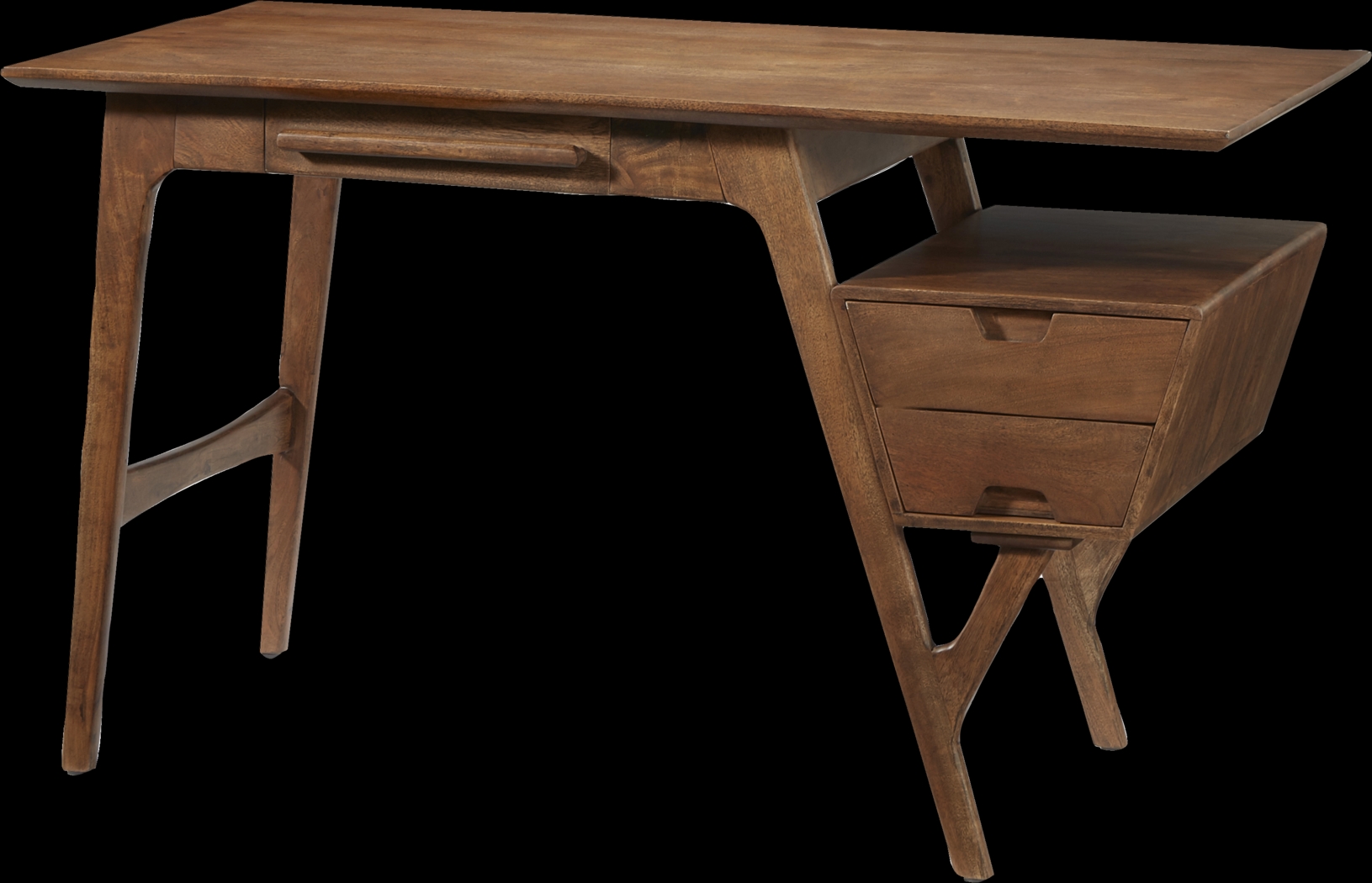 Logan Lodge Natural Writing Desk - Thumbnail - Image 2