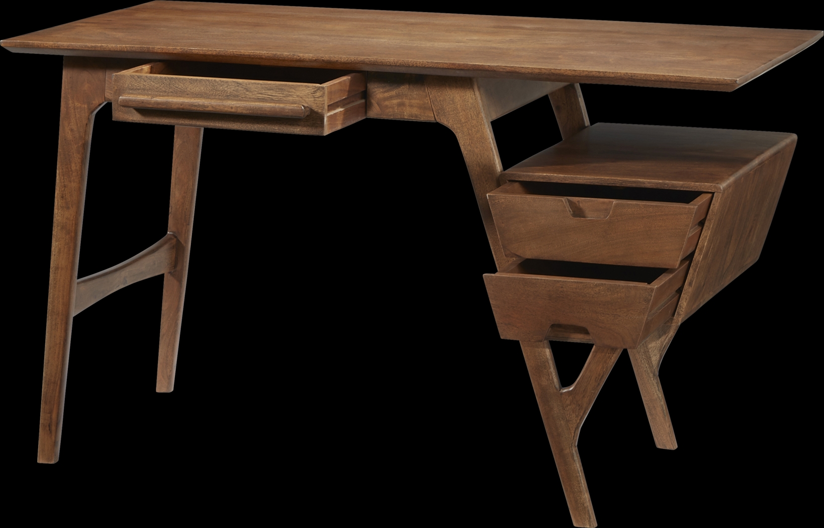 Logan Lodge Natural Writing Desk - Thumbnail - Image 3