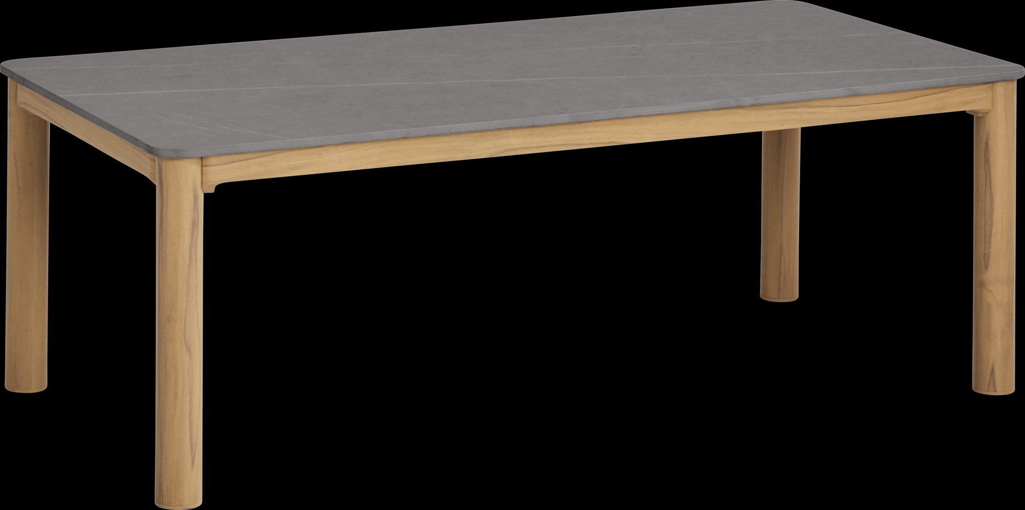 Logen Natural Outdoor Cocktail Table - Thumbnail - Image 1