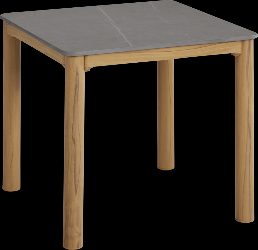 Logen Natural Outdoor End Table - Thumbnail - Image 1