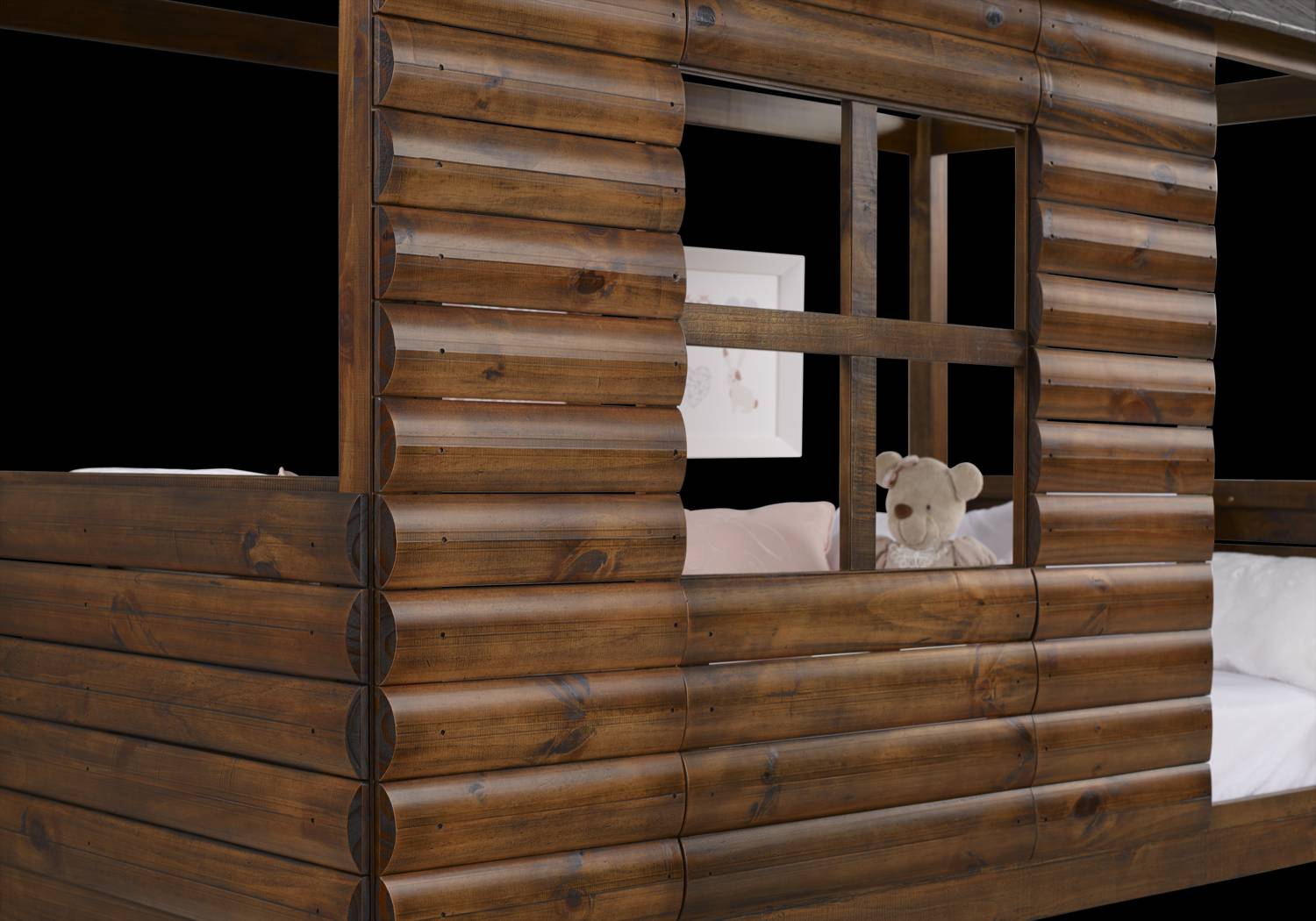 Loghouse Camp Walnut Twin Jr. Loft Bed - Thumbnail - Image 2