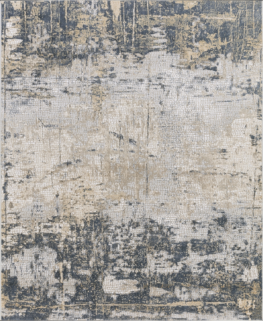 Logoria Indigo 5'3 x 7'6 Rug - Thumbnail - Image 1