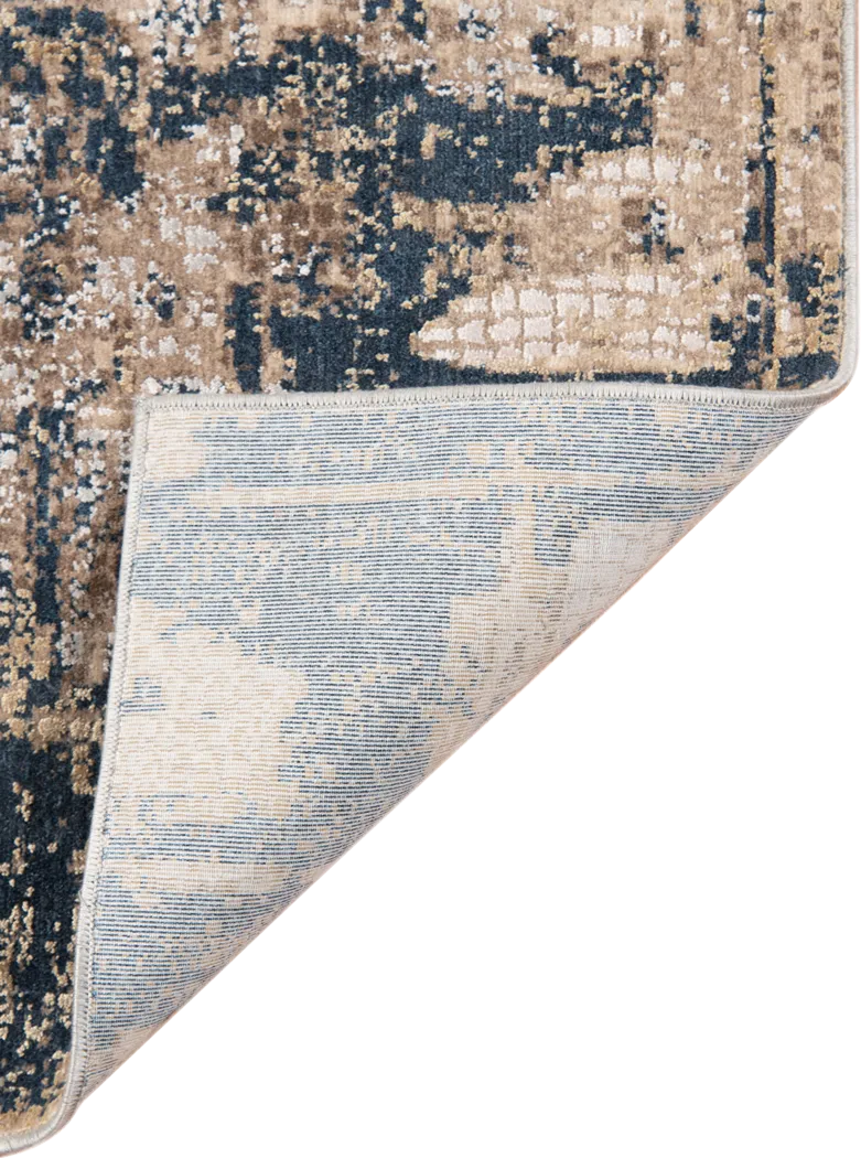 Logoria Indigo 7'6 x 9'6 Rug - Thumbnail - Image 3