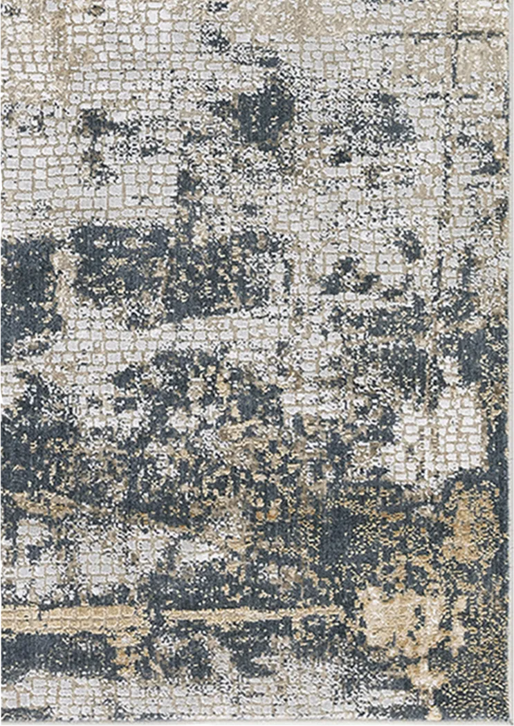 Logoria Indigo 7'6 x 9'6 Rug - Thumbnail - Image 4