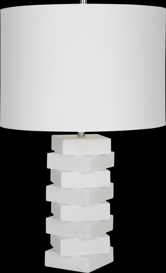 Logwood Hollow White Lamp - Thumbnail - Image 1