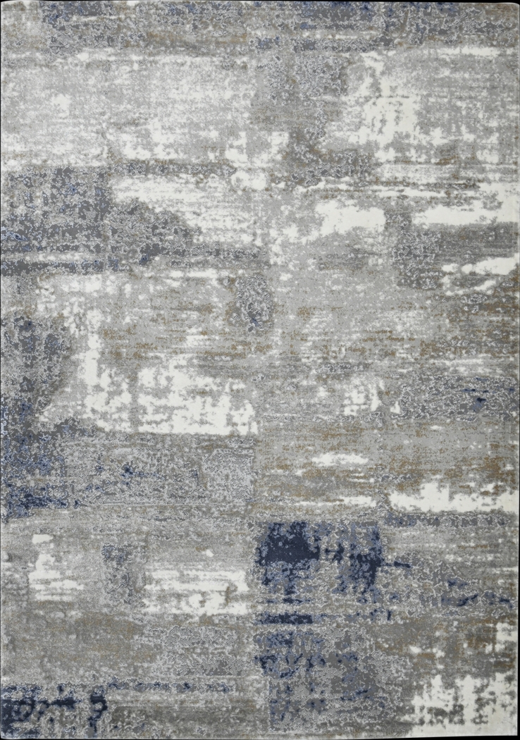 Lohash Gray/Blue 5'3 x 7'9 Rug - Thumbnail - Image 1