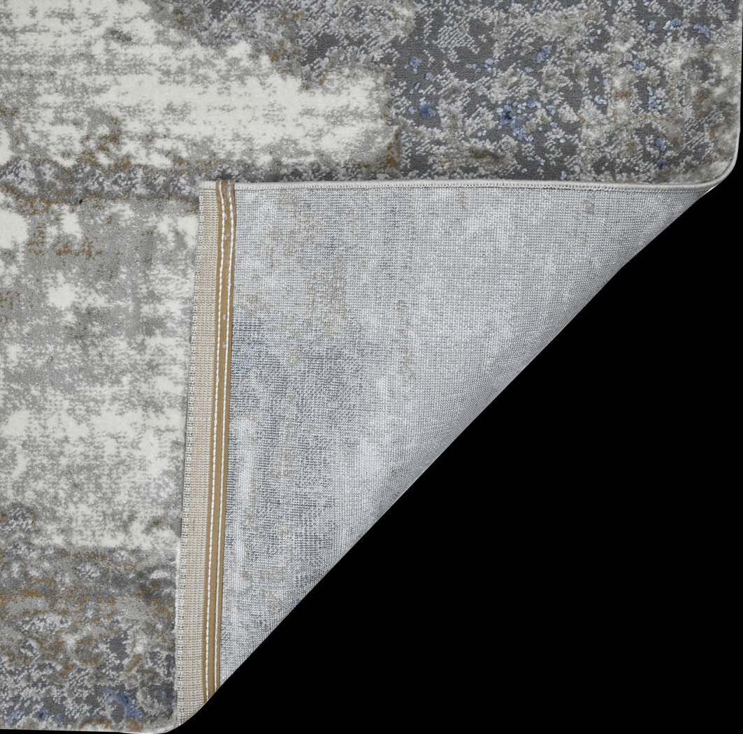 Lohash Gray/Blue 7'9 x 9'9 Rug - Thumbnail - Image 8