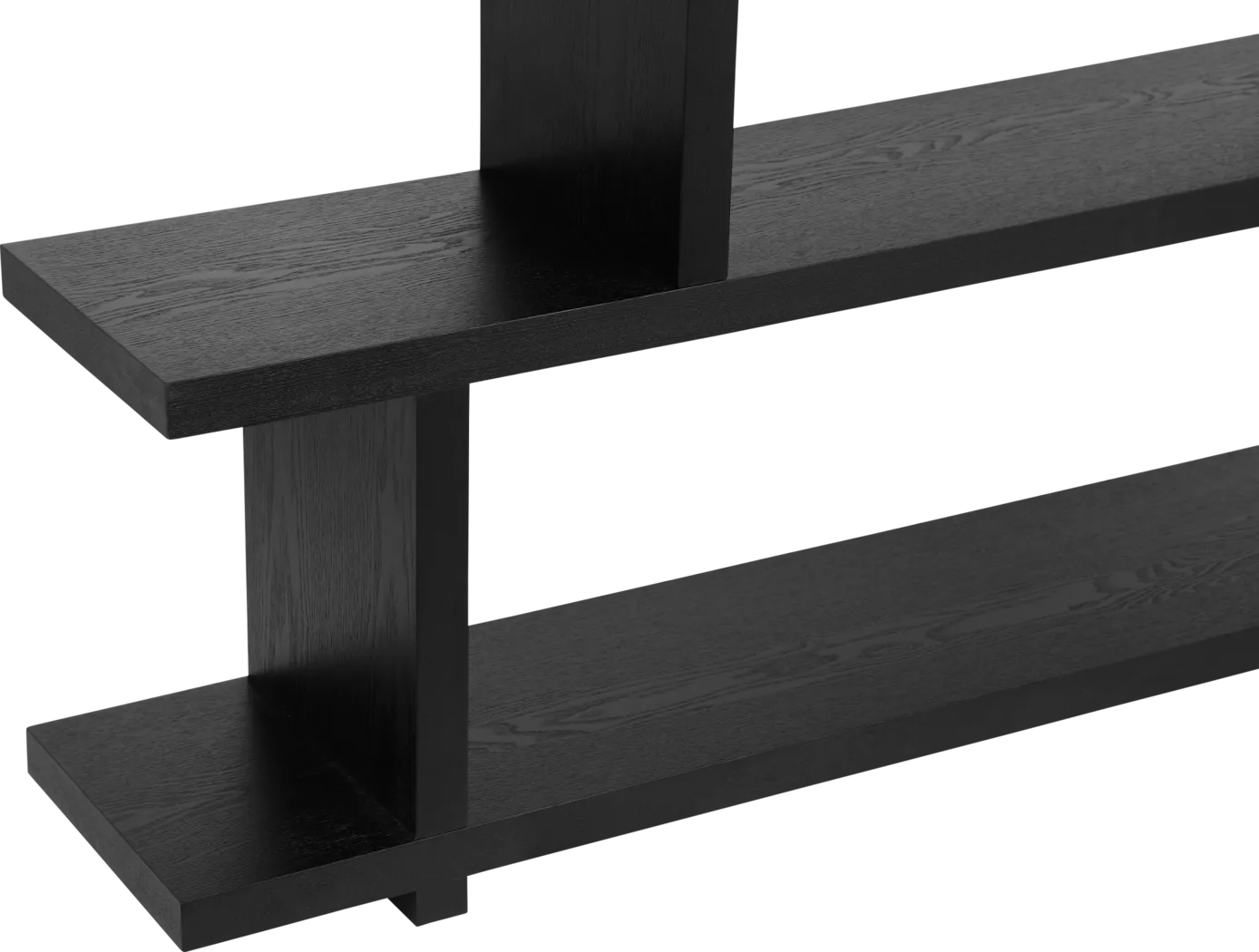 Loic Black Shelf Bookcase - Thumbnail - Image 5