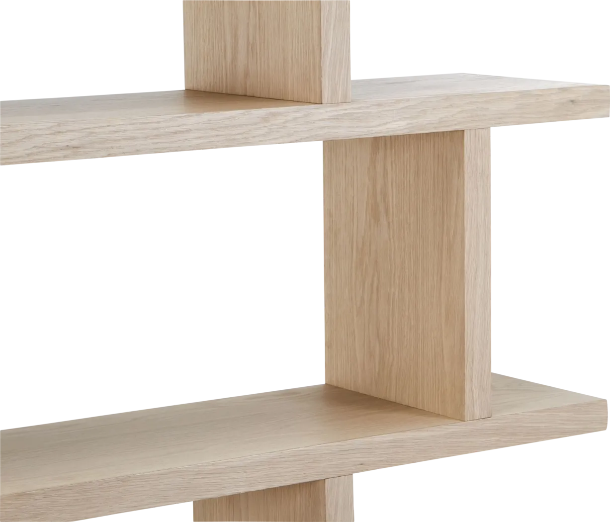 Loic Natural Large Shelf Bookcase - Thumbnail - Image 6