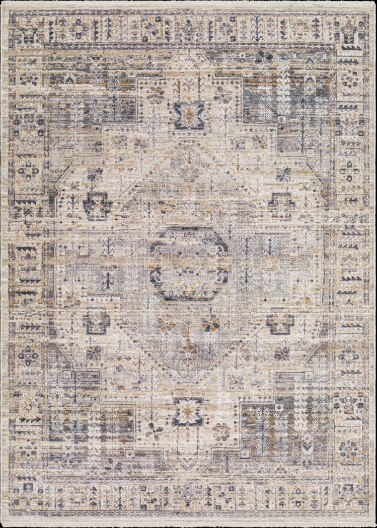 Loine Beige 5' x 7'9 Rug - Thumbnail - Image 1