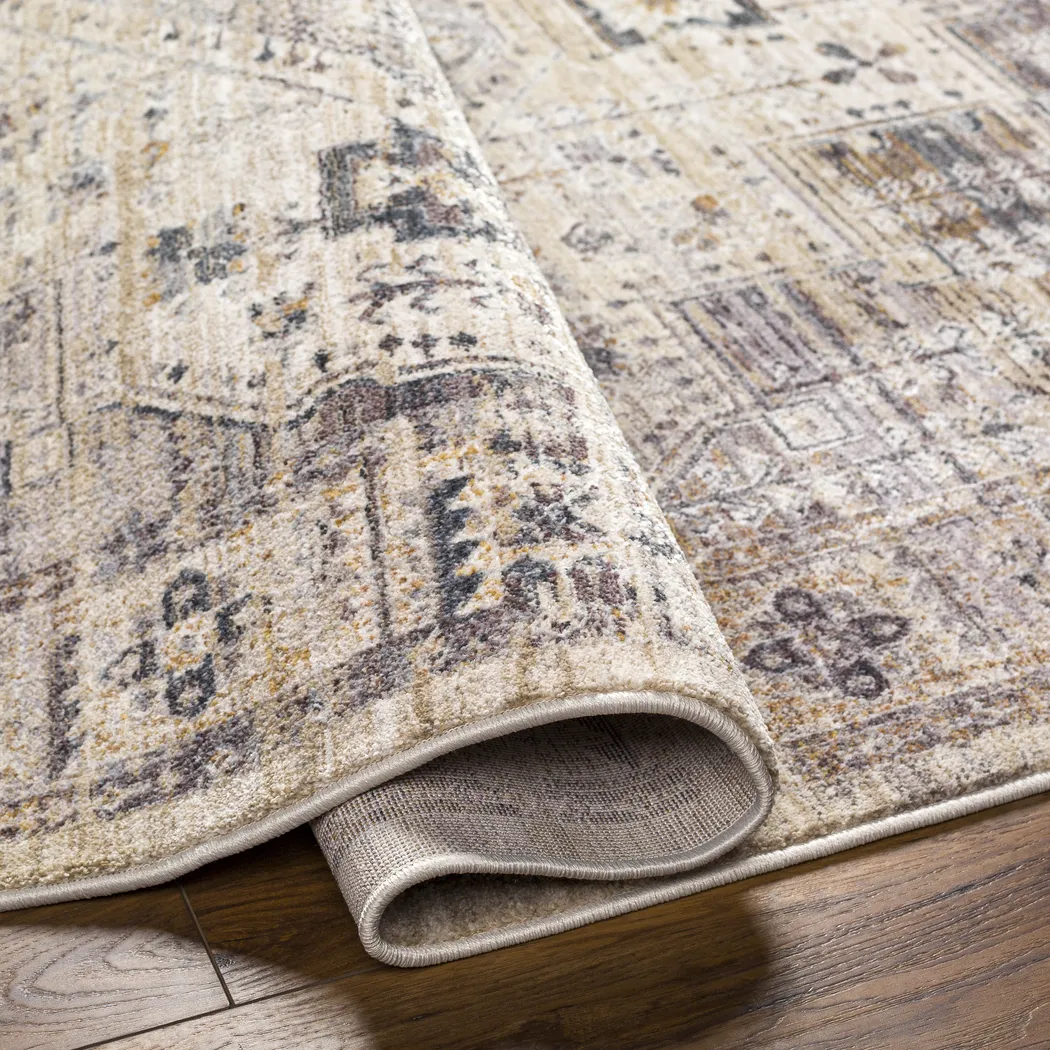 Loine Beige 7'10 x 9'8 Rug - Thumbnail - Image 3