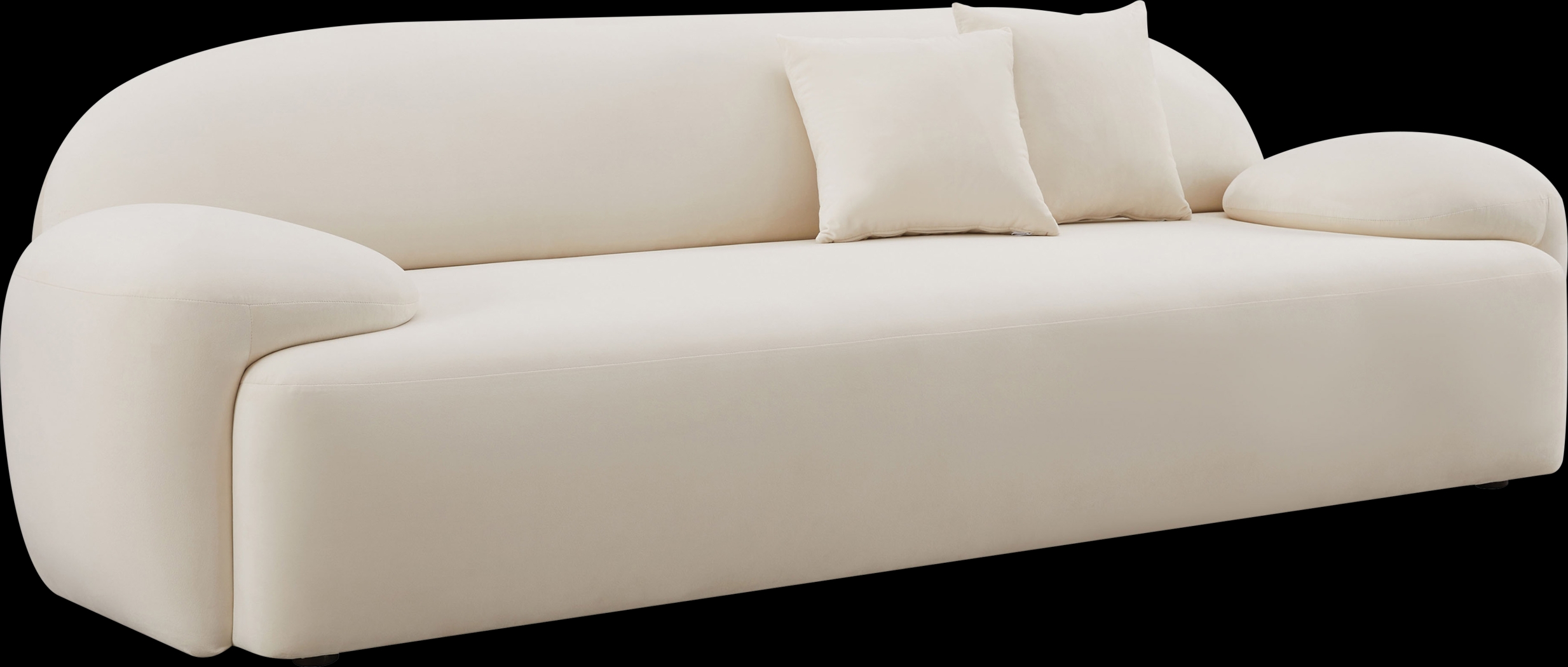 Loisaida Cream Sofa - Thumbnail - Image 1