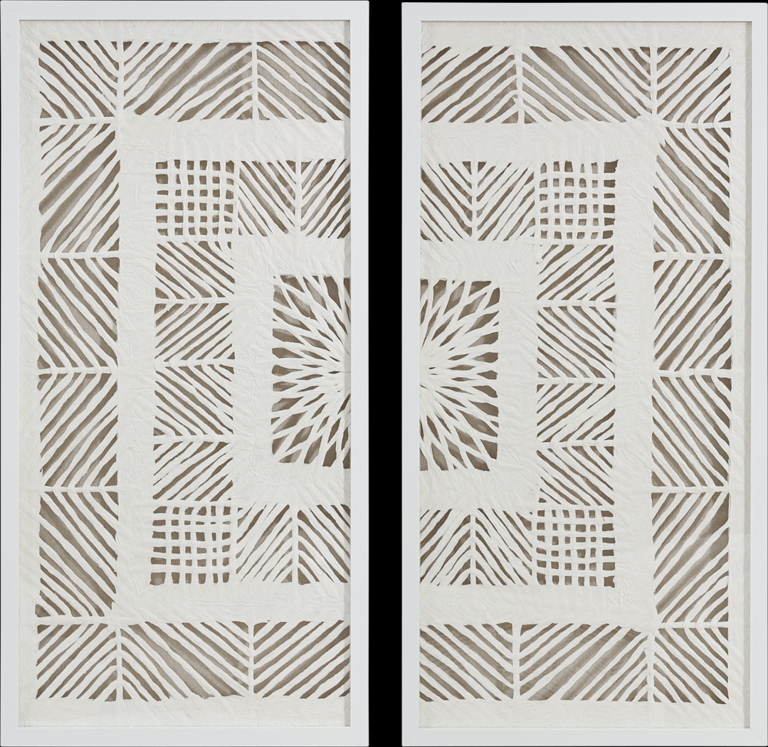 Loki Off White Wall Decor, Set of 2 - Thumbnail - Image 1