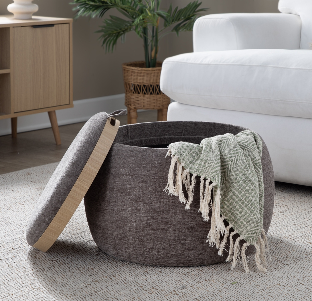 Lokit Brown Pouf - Thumbnail - Image 3