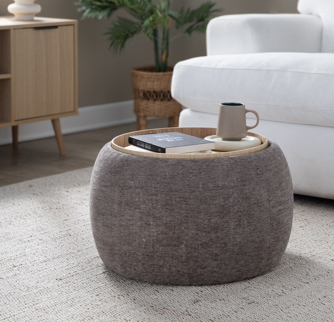 Lokit Brown Pouf - Thumbnail - Image 4