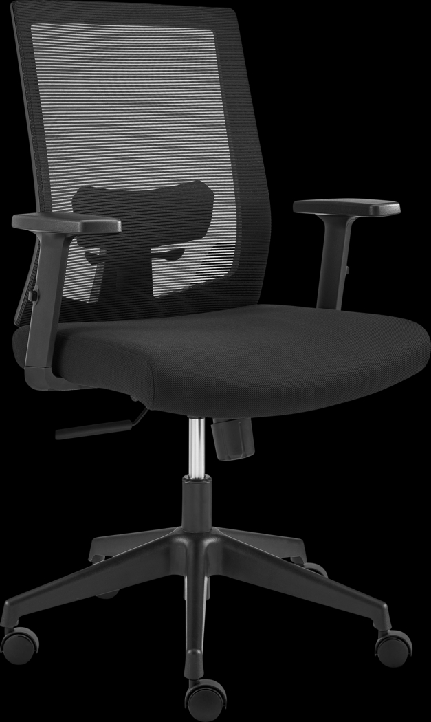 Lomalai Black Office Chair - Thumbnail - Image 2