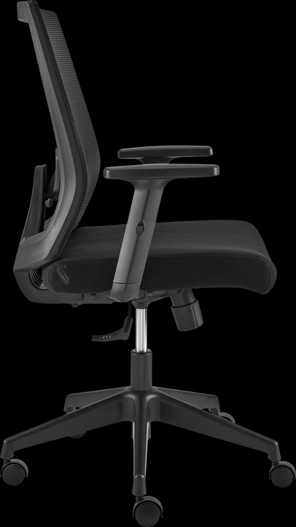 Lomalai Black Office Chair - Thumbnail - Image 3