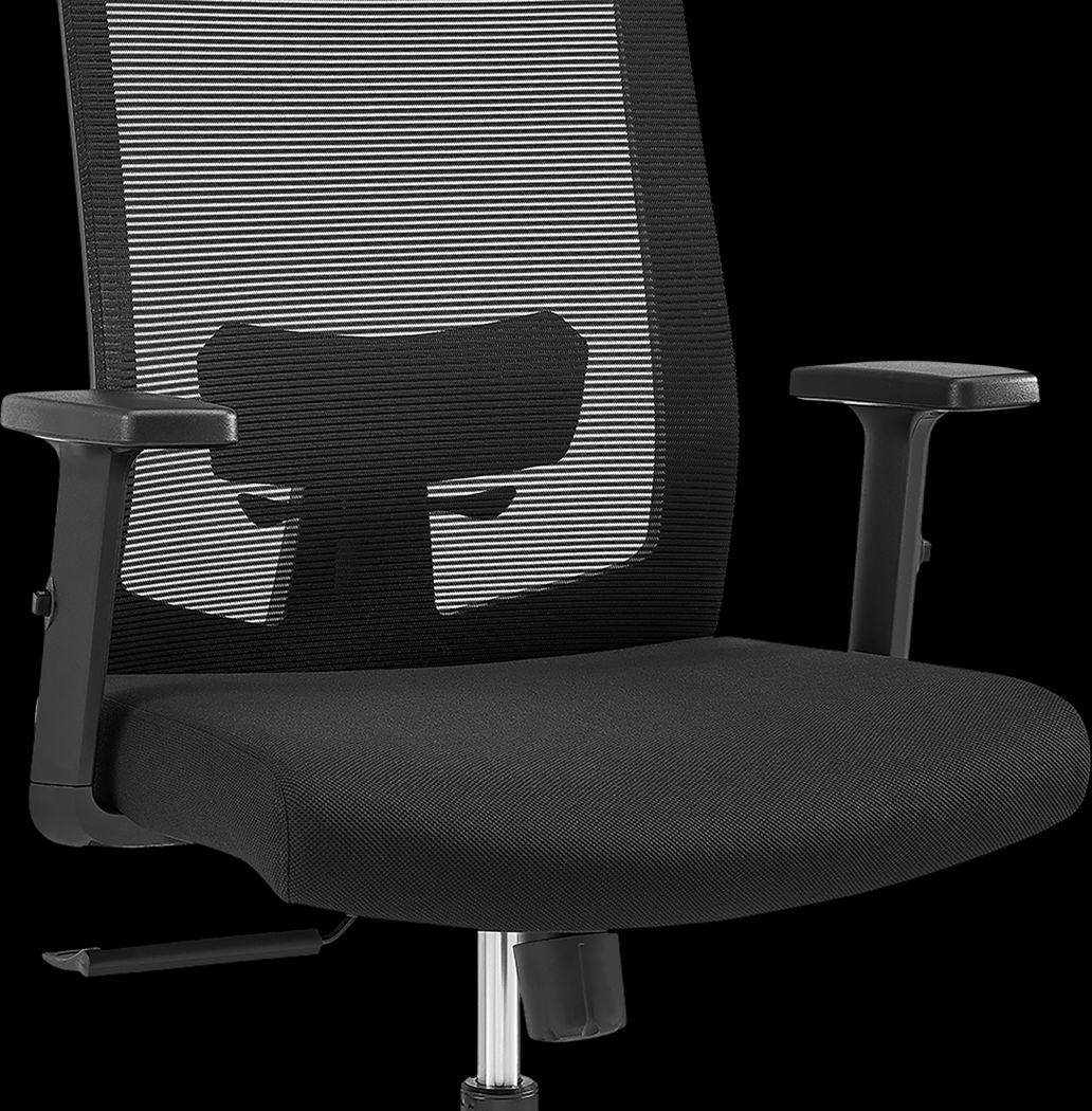 Lomalai Black Office Chair - Thumbnail - Image 7