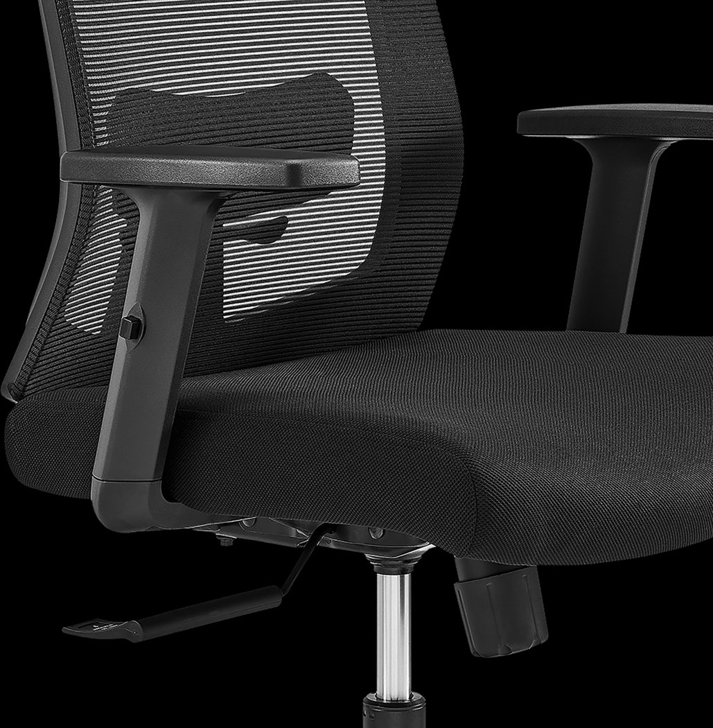 Lomalai Black Office Chair - Thumbnail - Image 8