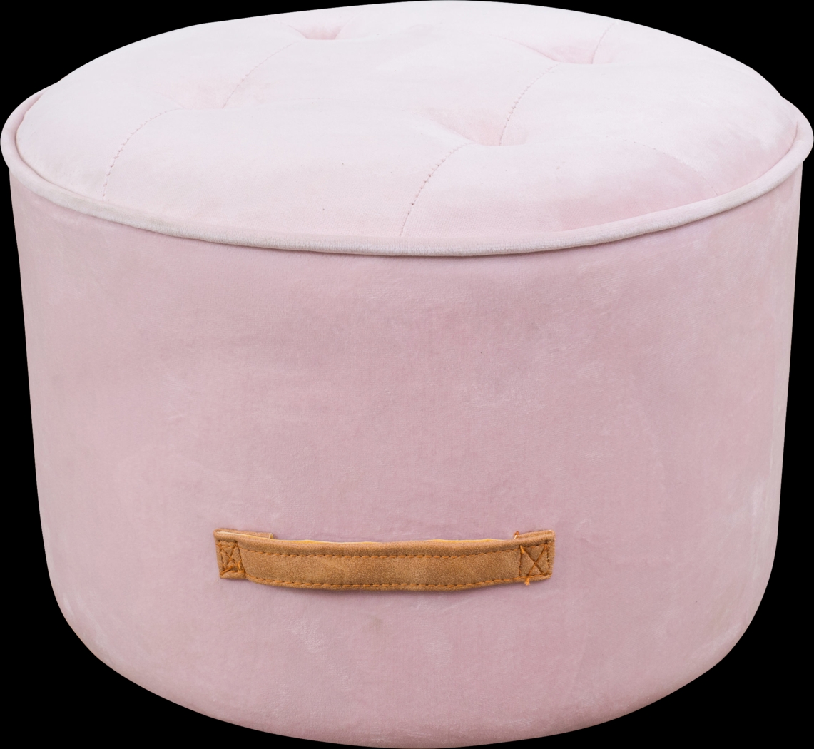 Kids Lomiller Blush Ottoman - Thumbnail - Image 1
