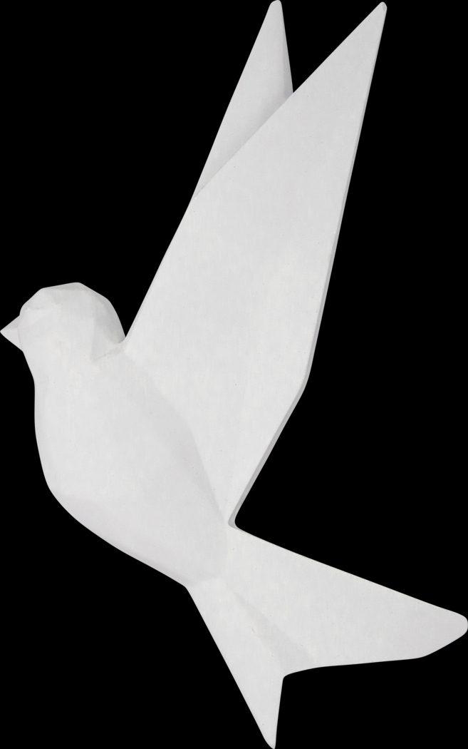 Lomnick White Wall Decor - Thumbnail - Image 1