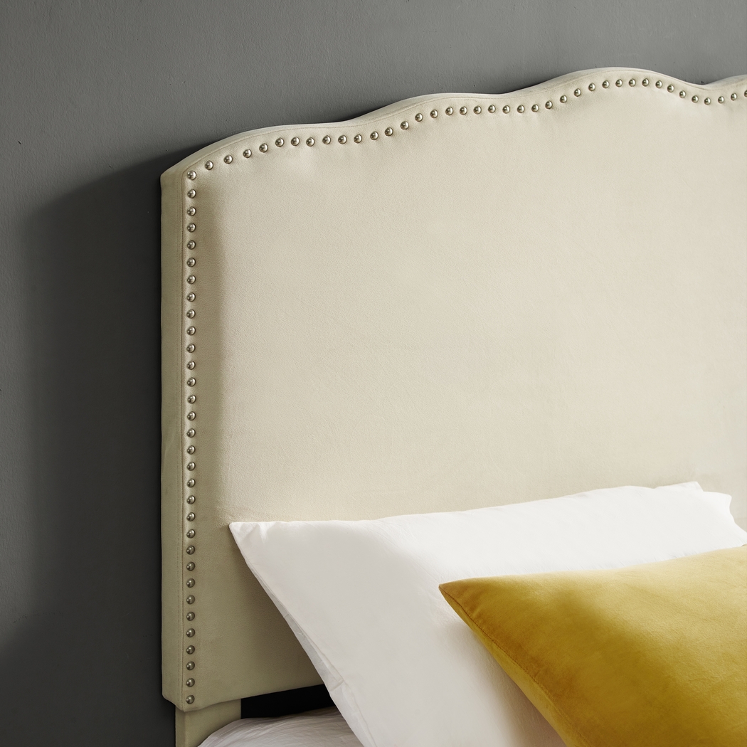 Londonshire Natural King Upholstered Headboard - Thumbnail - Image 6