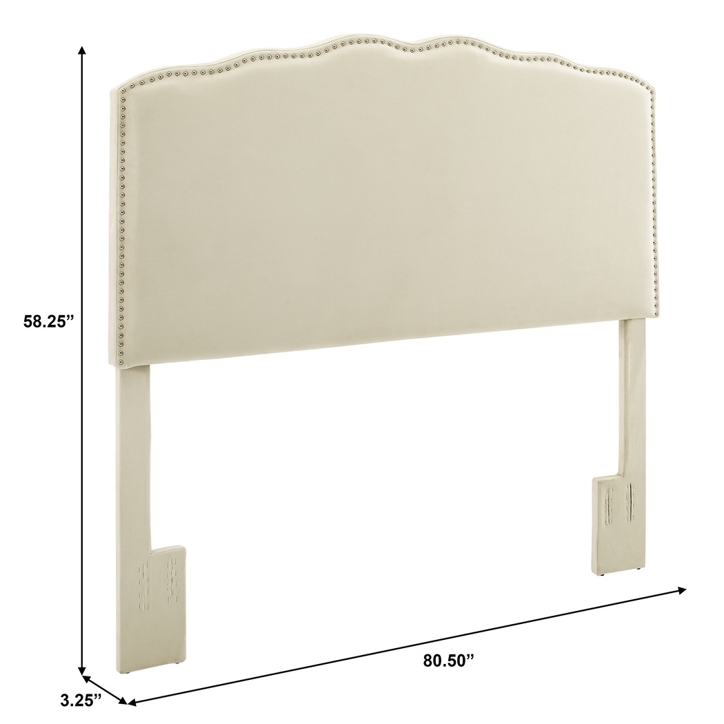 Londonshire Natural King Upholstered Headboard - Thumbnail - Image 7