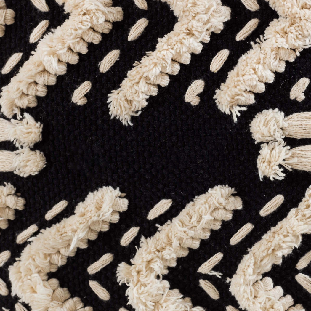 Lonella Black Pouf - Thumbnail - Image 3