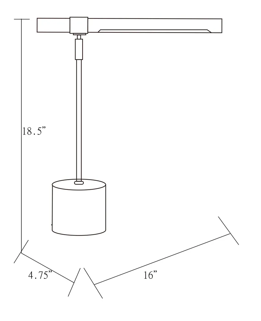 Long Branch Point Brass Lamp - Thumbnail - Image 5