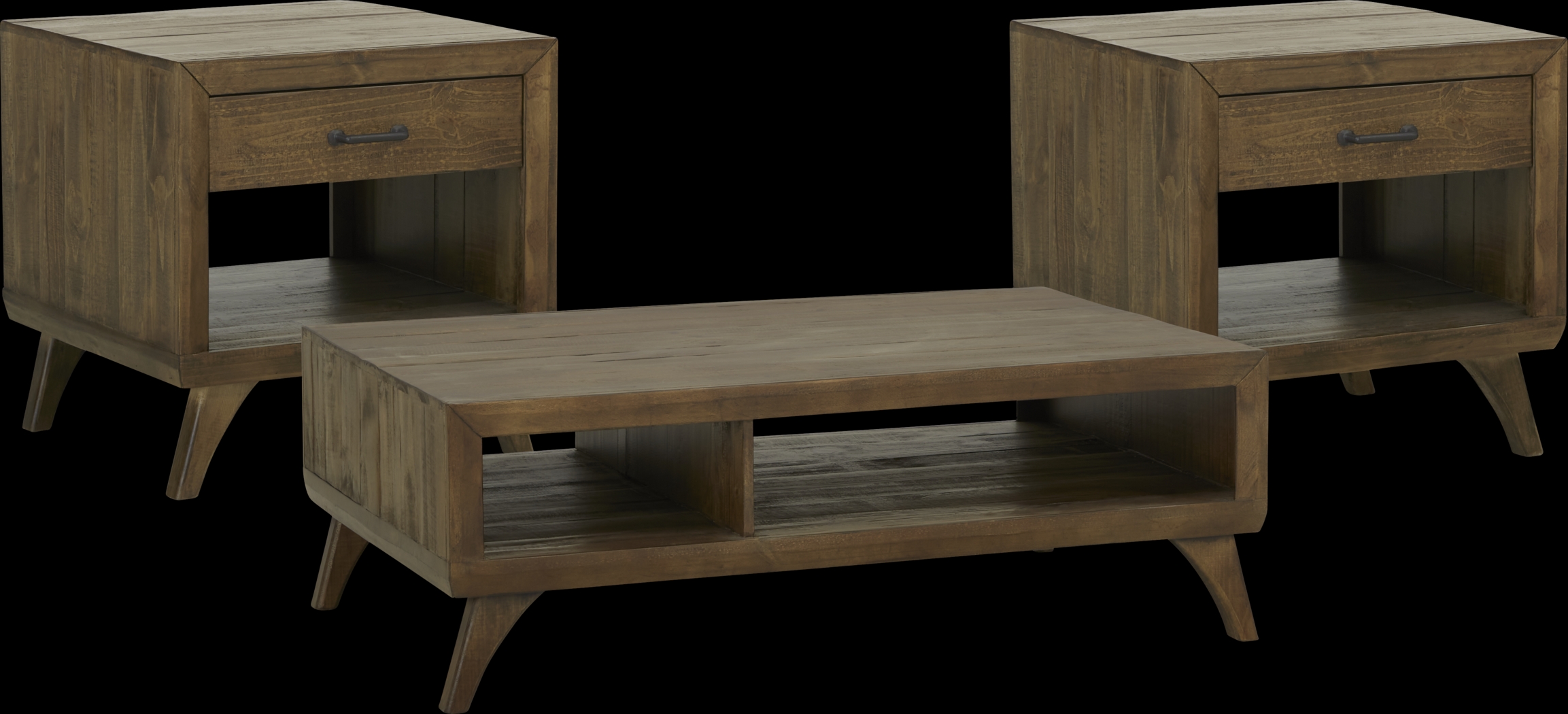 Duluth Gray Leather 7 Pc Living Room - Thumbnail - Image 5