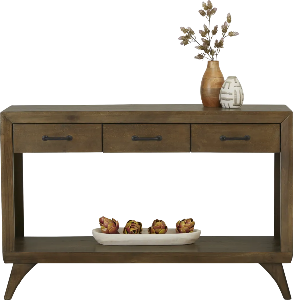 Long Valley Brown Sofa Table - Thumbnail - Image 2